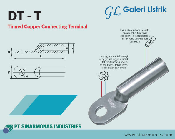 Skun DT-T (Tinned Copper Connecting Terminal)