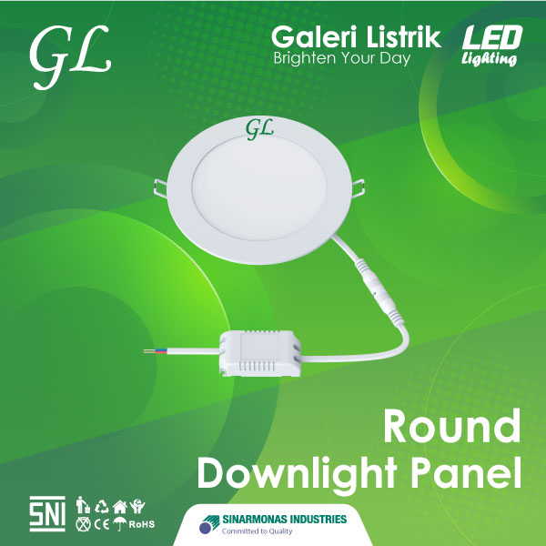 Lampu LED Round Downlight Panel