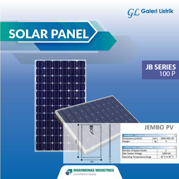 Panel Surya JB SERIES 100P