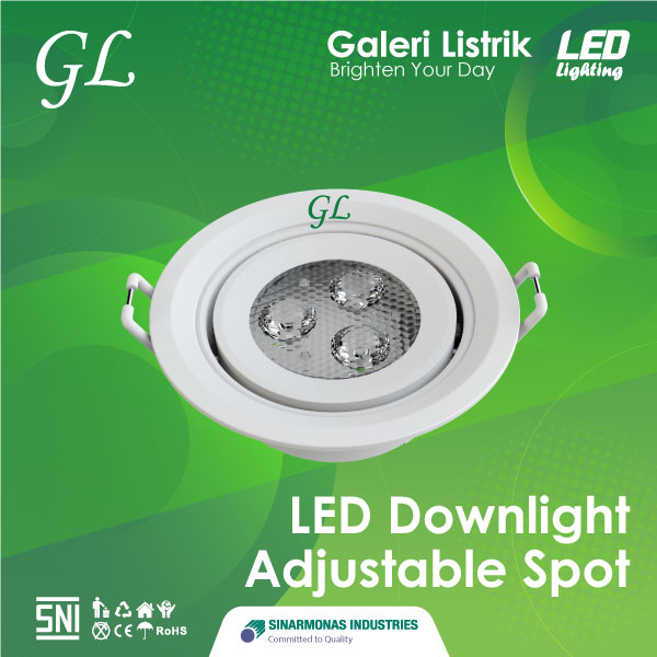 Lampu LED Downlight Adjustable Spot