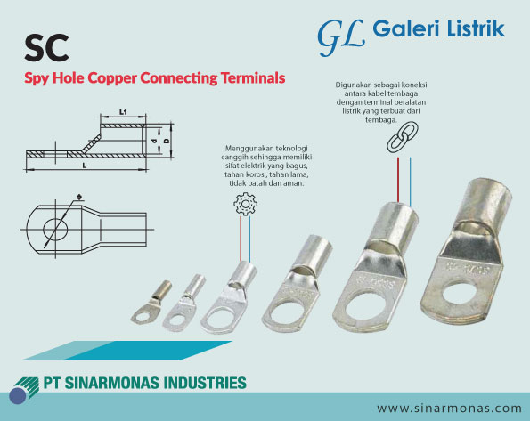 Skun SC (Spy Hole Copper Connecting Terminals)